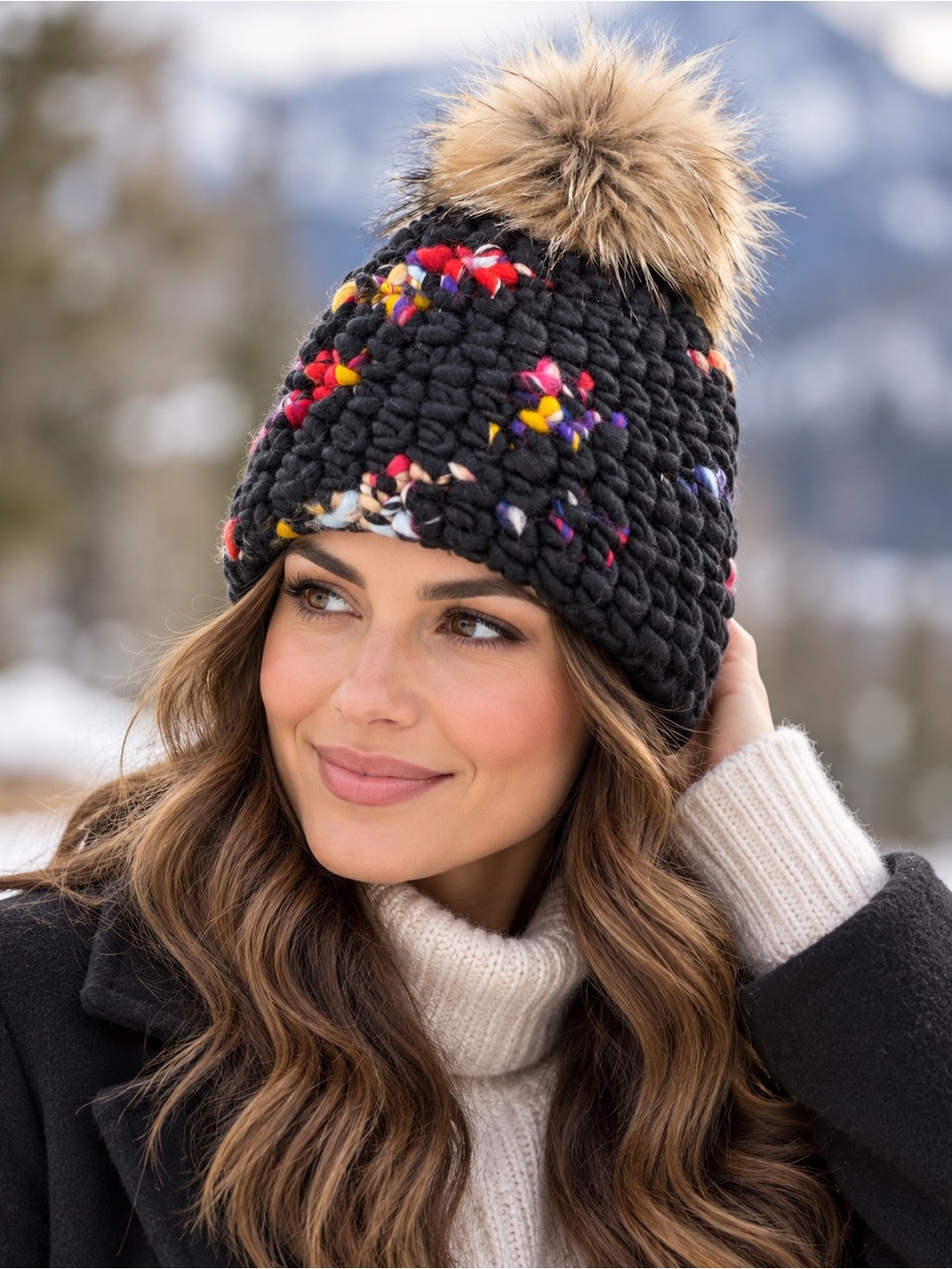 MISCHA LAMPERT Twombly Pom Beanie